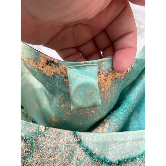 retrofete Marlene Dress in Watercolor Marble silk size medium - Picture 11 of 13